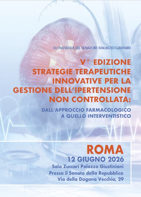 V EDIZIONE STRATEGIE TERAPEUTICHE INNOVATIVE PER LA GESTIONE DELL'IPERTENSIONE NON CONTROLLATA: DALL'APPROCCIO FARMACOLOGICO A QUELLO INTERVENTISTICO